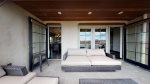 Comfortable outdoor furniture on South facing private balcony